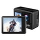 thumbnail image 1 of Cámara deportiva Pisexur para hombre, multifuncional, 4K, con control remoto wifi, 30 m de alcance, gran angular de 170°, antivibración, para exteriores, para niños y adultos., 1 of 9