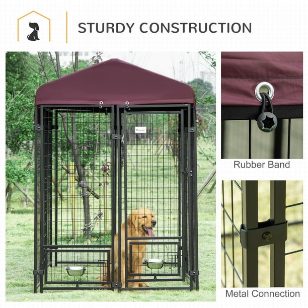 4ft hot sale dog crate