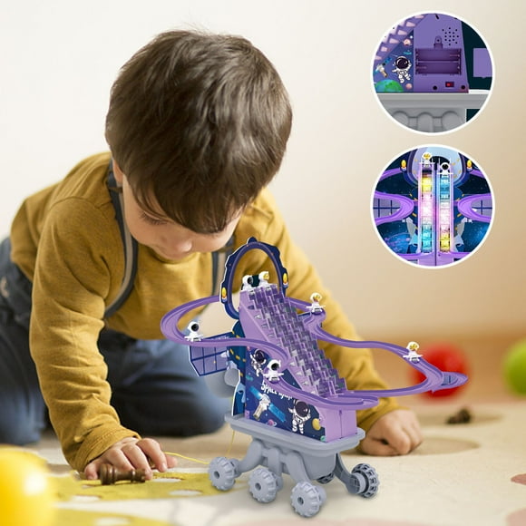 tumgatte Stair Climbing Toys Astronaut Climbing Stairs Electric Escalator Escalator Toys Children's Toys With Lights And Music Up to 45% off