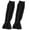 Black, variant on Ruffled Flared Arm Sleeves, Sun Protection Breathable Chiffon Arm Covers for Women, Elegant Driving Sleeves