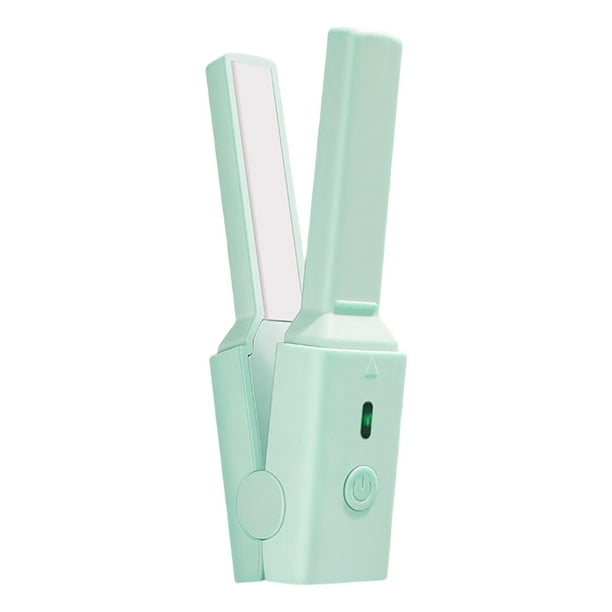 Pncha de pelo 2 en 1 portátil para cabello ondudo Hair Styling Home Verde Zulema Rizador de alisadores de pelo