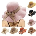 thumbnail image 2 of CHENge Women's Organza Kentucky Derby Dress Hat Wide Brim Leaf Flower Bridal Shower Hats Summer Sun Cap, 2 of 6