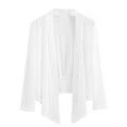 thumbnail image 3 of Meichang Cardigan à Manches Longues pour Femmes, Ouvert à l'Avant, Chic Décontracté, Automne, Drapé, Chandails Légers, Couvre-Maillot, Cardigan en Tricot, 3 of 10