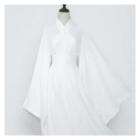 Women's Traditional Chinese Costume Lady Women Men White Black Tops Skirt Suit Underwear Dress