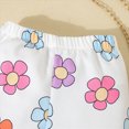 thumbnail image 5 of HCNTES Baby Girl Clothes Fall Winter Girl's Long Set Graphic Tees T Shirt Shorts Two Piece Outfits Vacation Clothes, 5 of 9