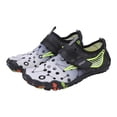 thumbnail image 1 of Zapatos de agua Beach Aqua Shoes Barefoot Wading Sneakers Outdoor Shoes (33 Black Grey), 1 of 4