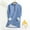 Blue B, variant on Womens Fleece Sweatshirt Oversized Jacket Casual Jumper Loose Long Sleeve Coat Winter Sweatshirt Warm Fuzzy Fluffy Zip Tops Pullover Green XXL