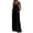 Black, variant on Bib Jumpsuit for Womens, with Pockets Wide Leg Sleeveless Button Strap Loose Fashion Long Romper Yellow L