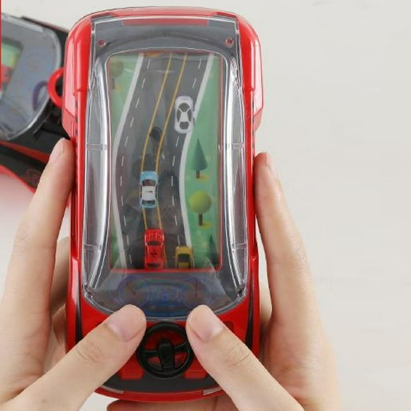 Handheld Racing Car Game, Adventure Toy Sound Light Kids Handheld Game Machine for Boys Girls