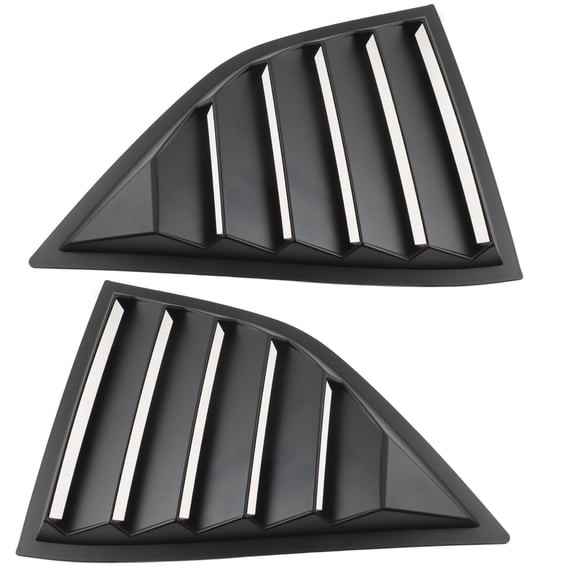 2Pcs Rear Side Window Louvers Cover Fit for Dodge Challenger 2008-2023