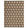 thumbnail image 2 of Rugsotic Carpets Handmade Rugs Hand Woven Kilim Rectangle 2'x4' Cream Charcoal Wool for Indoor Use, 2 of 5