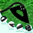 thumbnail image 2 of Yeyebest Hardened Hollow Hoe with Long Handle ,25 Inch ,Heavy Duty Garden Hoes for Weeding Loosening Soil Digging Planting Ridging, Handy Hoe Garden Tool, 2 of 6