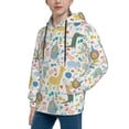 thumbnail image 2 of Balery Cartoon Animals Pattern Boys Hoodie, Youth Pullover Hooded Sweatshirt, Kangaroo Pocket Hoodie for Kids Girls -, 2 of 6