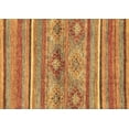 thumbnail image 1 of Ahgly Company Indoor Rectangle Abstract Brown Modern Area Rugs, 2' x 4', 1 of 4