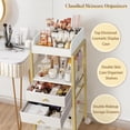 thumbnail image 2 of Organizador de maquillaje SOLIMINTR Floor Skincare con cajones y estantes, 2 of 7