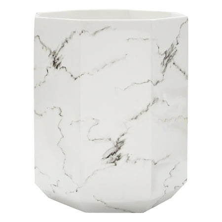 UPC 011244439082 product image for Marble Facet Resin Wastebasket by Allure Home Creation | upcitemdb.com