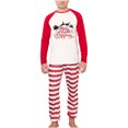 thumbnail image 1 of Traje de Navidad cálido para padres e hijos Costura a rayas Ropa para el hogar Pijamas Pantalones de manga larga Conjunto de dos piezas (papá) Fridja nalpqowj26503, 1 of 6