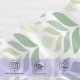 thumbnail image 3 of Coolnut Leaf Print Bath Towels with 1 Washcloth, 27"x54" + 12"x12"100% Cotton Bathroom Towels Set, Ultra Absorbent and Super Soft Bath Towel for Hotel, Home, 3 of 6