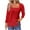 Red, variant on Sexy Elegant Lace Shirts for Women Trendy Long Sleeve Square Neck Floral Tops Blouses