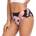 thumbnail image 2 of Fotbe Cute Axolotl Sakura Blossoms B Calzones Estampados para Mujer – Ropa Interior de Algodón, Cómoda, Suave y Elástica-Large, 2 of 6