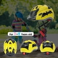 thumbnail image 2 of Atphfety Toddler Kids Bicycle Helmet with LED Light, Yellow (50-54cm), 2 of 5