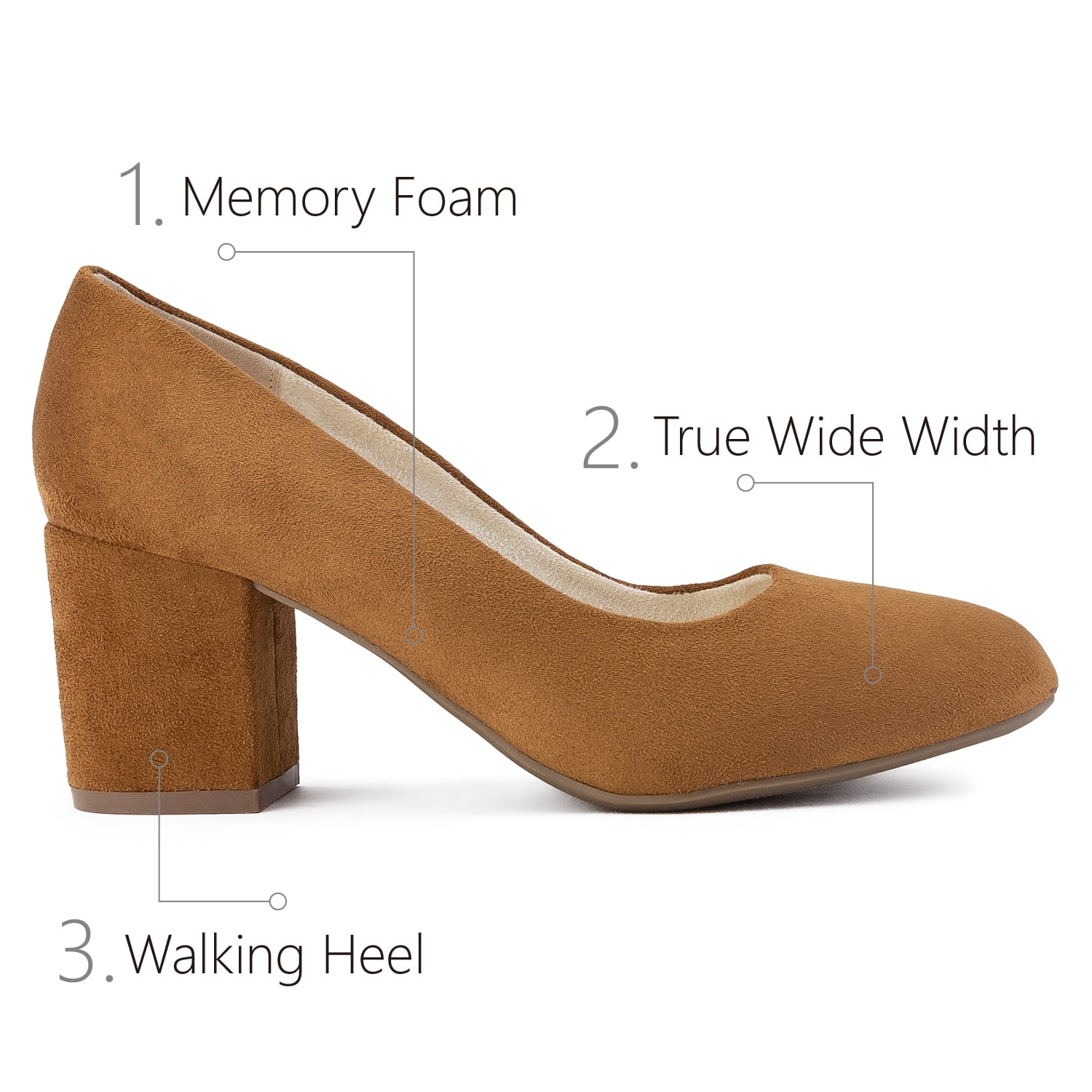 orange wide width heels