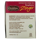 Celestial Seasonings, Herbal Tea, Raspberry Zinger, Caffeine Free, 20 ...
