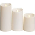Luminara Outdoor Flameless Candle Plastic Finish, Unscented, Remote