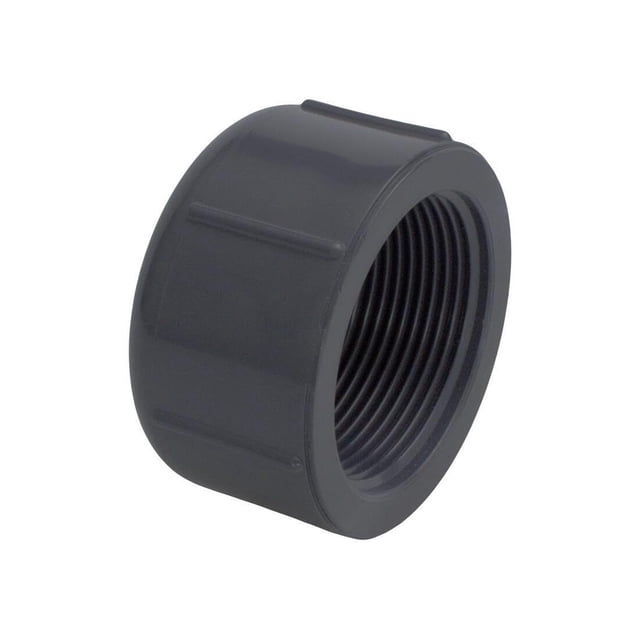 Tubo Charlotte con tapa de PVC 08117 1000HA 1/2 pulgada Sch80 FPT