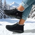 thumbnail image 5 of Bnwani Boots for Women,Winter Boots,Round Toe,Water-Resistant,Non-slip,Slip-on,Black,42(US:9), 5 of 7