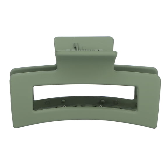 Riousery Big Hair Claw Clips Non Slip Strong Hold Resin Banana Claw Clips Hair Jaw Clips for Thick Hair OD Green, 3.15 inches / 8 cm