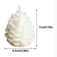 thumbnail image 3 of Mecorevxz Christmas Scented Candles Gift Wax Realistic Pinecone Shaped Candle for Home Cute Aromatherapy Candles for Party Holiday Xmas Decorations,Xmas Gifts(White), 3 of 6