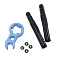 thumbnail image 2 of Valve Extender, French Valve Extension Anodized Treatment Portable  Hard  For Road Bicycle 45mm, 2 of 8