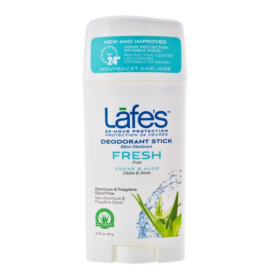Lafe's Natural and Organic Deodorant Stick Fresh 2.5 oz