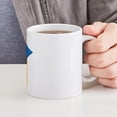 thumbnail image 6 of CafePress - Blue Graduation Cap Mug - 11 oz Ceramic Mug - Novelty Coffee Tea Cup, 6 of 6