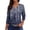 A002-Dark Blue, variant on Womens Tops Dressy Casual 3/4 Sleeve Tee Tops Henley Neck Button Down Graphic Print Half Sleeve Blouse Tshirts