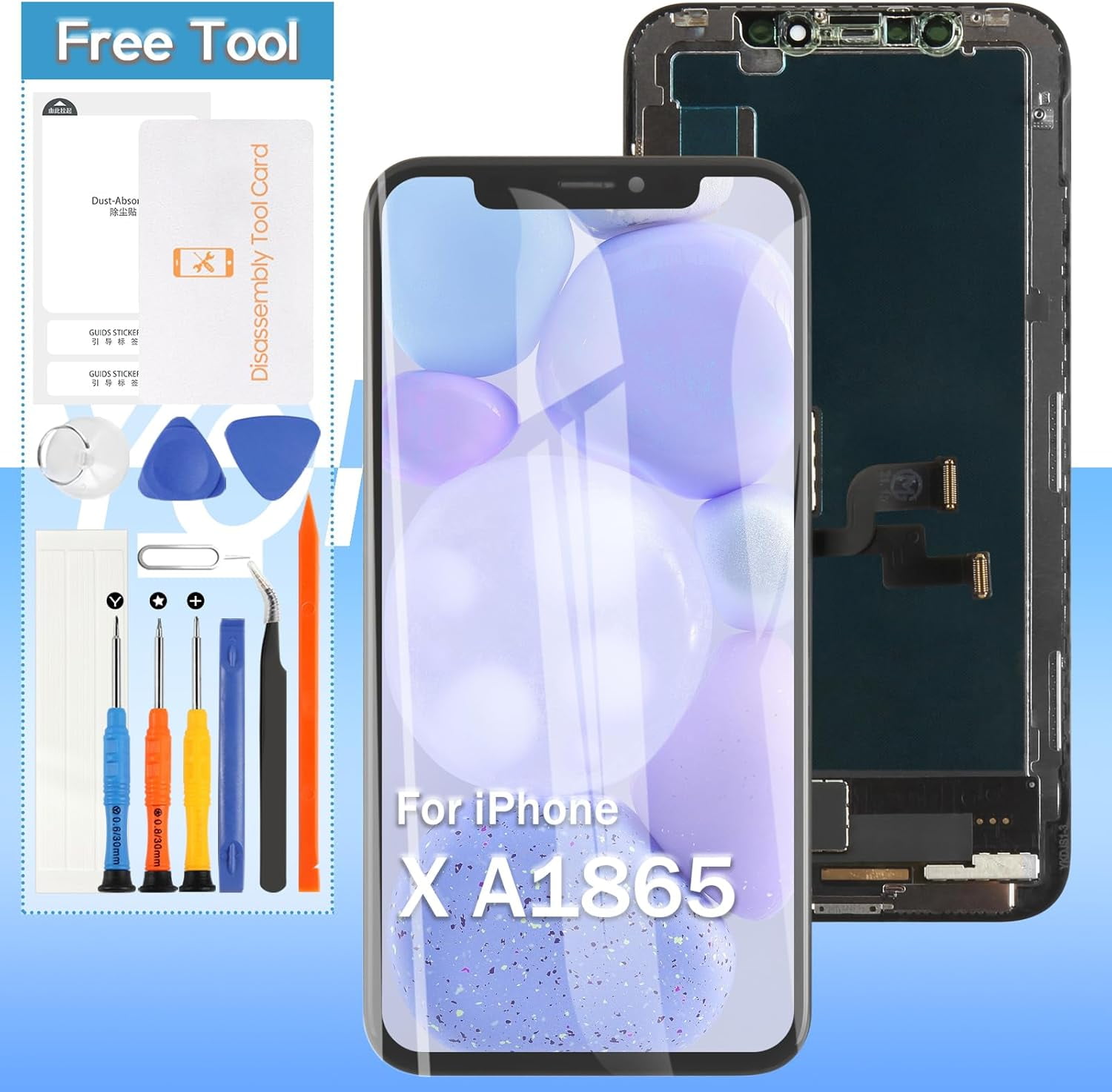 For iPhone X Replacement Screen, LCD Display Touch Screen Assembly