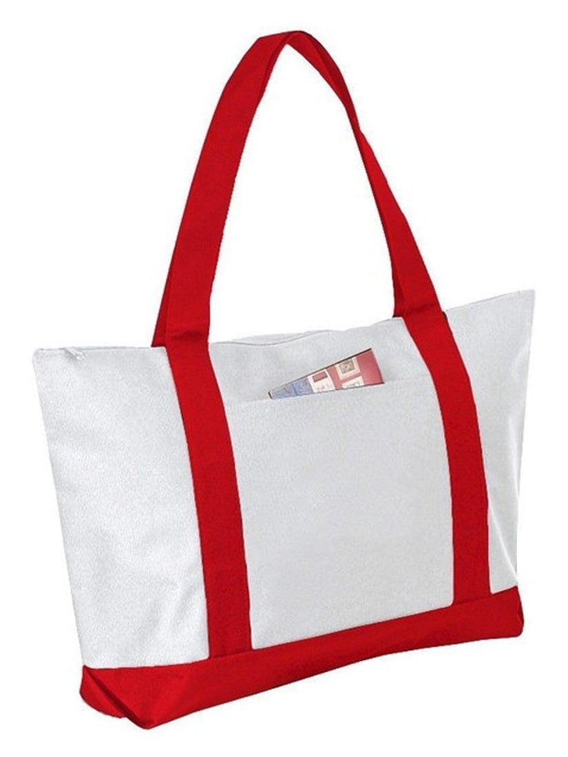 tote bags with clear pockets on the outside