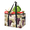 Multicolor 3, variant on Vintage Lemon Ceramic Tile Reusable Grocery Bags, Foldable Shopping Bags for Groceries with Handles, Large Grocery Tote for Kitchen, Market, Car, Trunk, Picnic