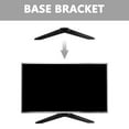 thumbnail image 2 of LOLIPPYY 1 Pair Black Tabletop Stand Base with Wide Compatibility and Stable Secure Support for Most TVs, 2 of 6