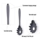 thumbnail image 3 of One-piece Silicone Powder Claw Spaghetti Spoon Kitchen Noodle Tool Cooking Silicone Kitchen Utensils Home, 3 of 4