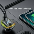 thumbnail image 4 of Car 5.0 MP3 Modulator Player Wireless Handsfree Audio Receiver Dual USB Fast 3.1A MP3 Music Player TF/U Disk, 4 of 7
