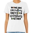 thumbnail image 2 of Moms Are Like Buttons Shirt Unisex Small White, 2 of 5