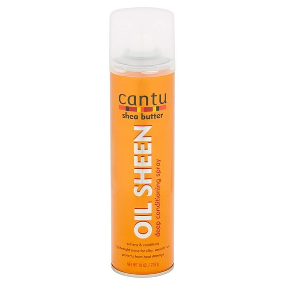 Cantu Oil Sheen Deep Conditioning Spray For Hair, With Shea Butter, 10 oz, 3 Pack