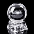 thumbnail image 4 of Crystal Ball Globe Galaxy Miniatures 3D Laser Engraved Glass Ball Sphere 60MM for Gifts Home Decor, 4 of 6