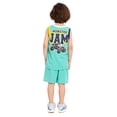 thumbnail image 6 of Monster Jam Toddler Boys Athletic Graphic Tank Top and Matching Shorts Set, 2-Piece, Sizes 12M-5T, 6 of 8