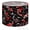 Color 4, variant on Gothic Drum Lampshades Set of 2 13"x13"x10" Symmetrical Dark Damask Baroque Floral Navy Light Shade for Table Lamps Floor Lamp Shades Replacement Assembly Required