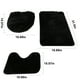 thumbnail image 3 of Baño Alfombras para Baño Baño Alfombras Conjuntos 3 Piezas de Alfombra de Baño, Alfombra de Bañera Antideslizante Ultra Suave Y Alfombra de Baño Absorbente, Alfombra de Baño, Alfombra de Baño Alfombra, 3 of 8