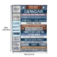 thumbnail image 2 of HiiKaa Grandma Blanket,Gifts for Grandma Christmas Birthday Retirement,to My Grandma Flannel Throw Blankets 50"X 60",Brown Blue, 2 of 9