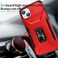 thumbnail image 4 of Funda para GANGXUN iPhone 14 Plus - Soporte metálico, Función magnética, Rojo, 4 of 5